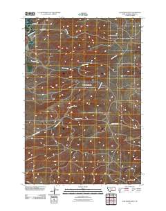 Lone Indian Butte 2011 topographic map thumbnail