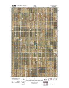 Rudyard NE 2011 topographic map thumbnail