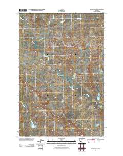 N Bar Coulee 2011 topographic map thumbnail