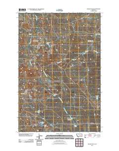 Needle Butte 2011 topographic map thumbnail