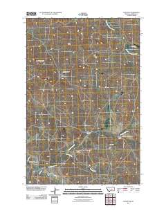 Cox Butte 2011 topographic map thumbnail