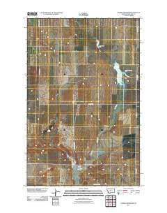 Dammel Reservoir 2011 topographic map thumbnail
