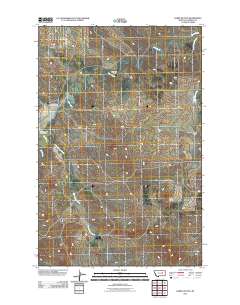 Darby Buttes 2011 topographic map thumbnail