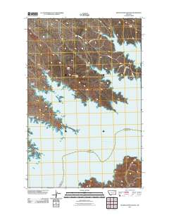 Seventh Point Buttes 2011 topographic map thumbnail