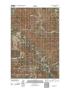 Simons Butte 2011 topographic map thumbnail