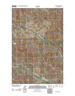 Coffin Butte 2011 topographic map thumbnail
