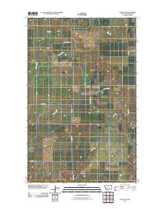 Dooley SW 2011 topographic map thumbnail