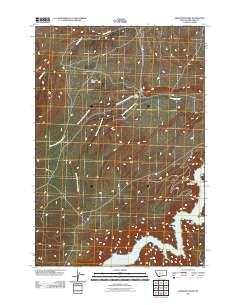 Grapevine Dome 2011 topographic map thumbnail