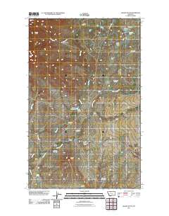 Grassy Butte 2011 topographic map thumbnail