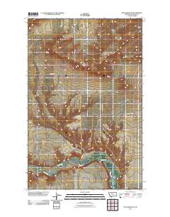 Dent Bridge NE 2011 topographic map thumbnail