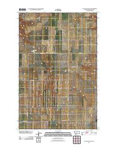 Eagle Buttes SW 2011 topographic map thumbnail