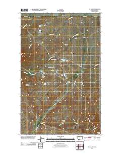 Fey Lakes 2011 topographic map thumbnail