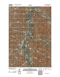 Fighting Butte 2011 topographic map thumbnail