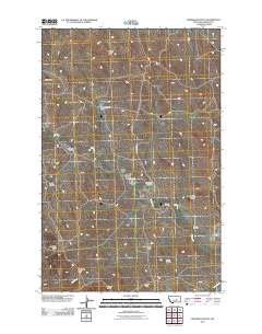 Froehlich Butte 2011 topographic map thumbnail