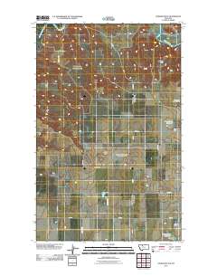 Conrad Butte 2011 topographic map thumbnail