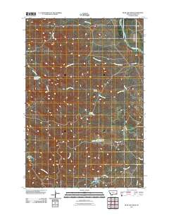 Bear Jaw Creek 2011 topographic map thumbnail