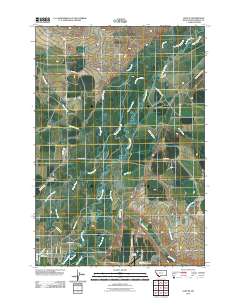 Glen SE 2011 topographic map thumbnail