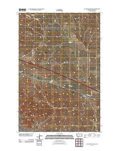Cluster Buttes SW 2011 topographic map thumbnail