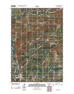 Clyde Park 2011 topographic map thumbnail