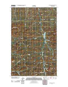 Bearpaw Lake 2011 topographic map thumbnail