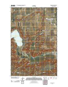 Geraldine 2011 topographic map thumbnail
