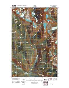 Ahern Pass 2011 topographic map thumbnail
