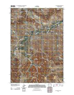 Gaff Creek 2011 topographic map thumbnail
