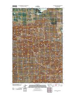 Clanton Coulee 2011 topographic map thumbnail