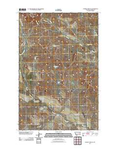 Gilbert Creek SE 2011 topographic map thumbnail