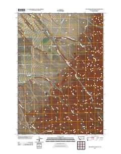 Beaverhead Rock SE 2011 topographic map thumbnail
