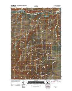 Becket 2011 topographic map thumbnail