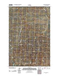 Cotton Creek 2011 topographic map thumbnail