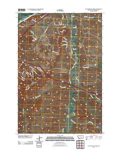 Cottonwood Creek 2011 topographic map thumbnail