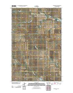 Brockway NE 2011 topographic map thumbnail