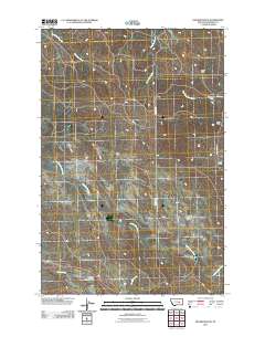Hecker Ranch 2011 topographic map thumbnail