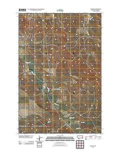 Mildred 2011 topographic map thumbnail