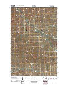 Johnson Coulee West 2011 topographic map thumbnail