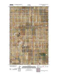 Fourteenmile Coulee NE 2011 topographic map thumbnail