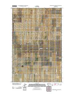 Fourteenmile Coulee SW 2011 topographic map thumbnail