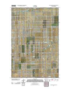 Fowler Coulee SW 2011 topographic map thumbnail