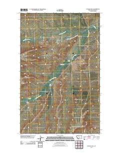 Hoodoo Hill 2011 topographic map thumbnail