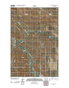 Ismay North 2011 topographic map thumbnail