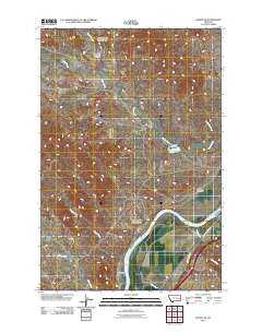 Kinsey NE 2011 topographic map thumbnail