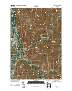 Lodge Grass 2011 topographic map thumbnail