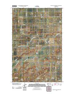 Lone Man Coulee West 2011 topographic map thumbnail