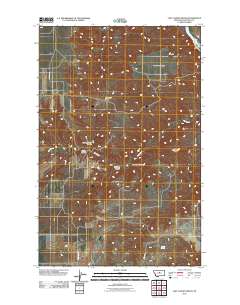 Last Chance Bench 2011 topographic map thumbnail