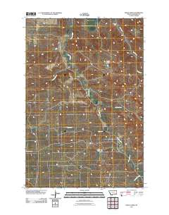 Indian Creek 2011 topographic map thumbnail