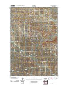 Hobo Coulee 2011 topographic map thumbnail