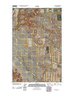 East Butte 2011 topographic map thumbnail