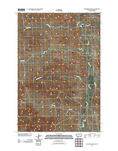 Hammond Draw NW 2011 topographic map thumbnail